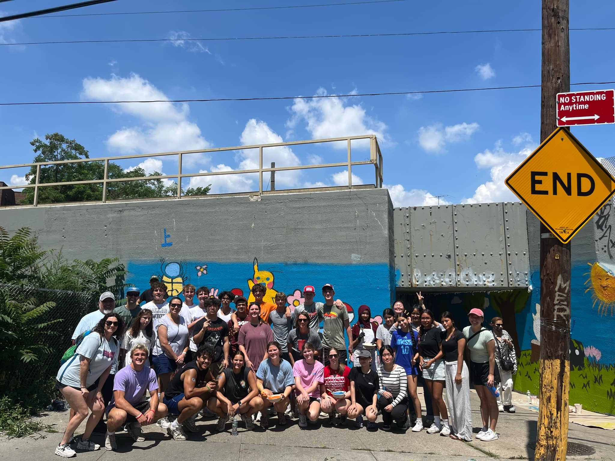 KNA Deli and LIRR Trestle Murals